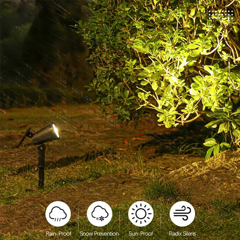 LED Tuinlamp met Zonne-reflector en Dusk-sensor
