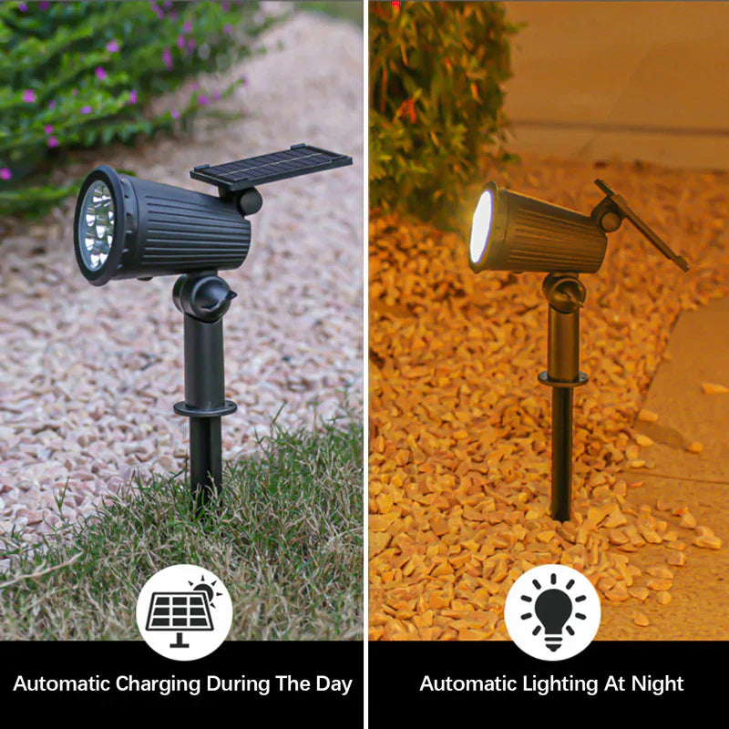 LED Tuinlamp met Zonne-reflector en Dusk-sensor