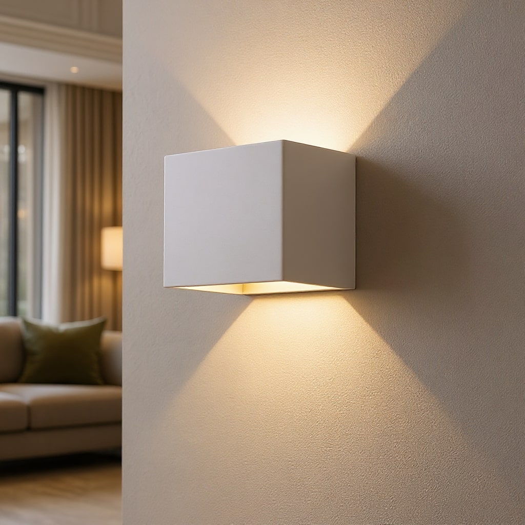 Draadloze wandlamp voor binnen en buiten | LED wandlamp met accu en sensor | GlowCube