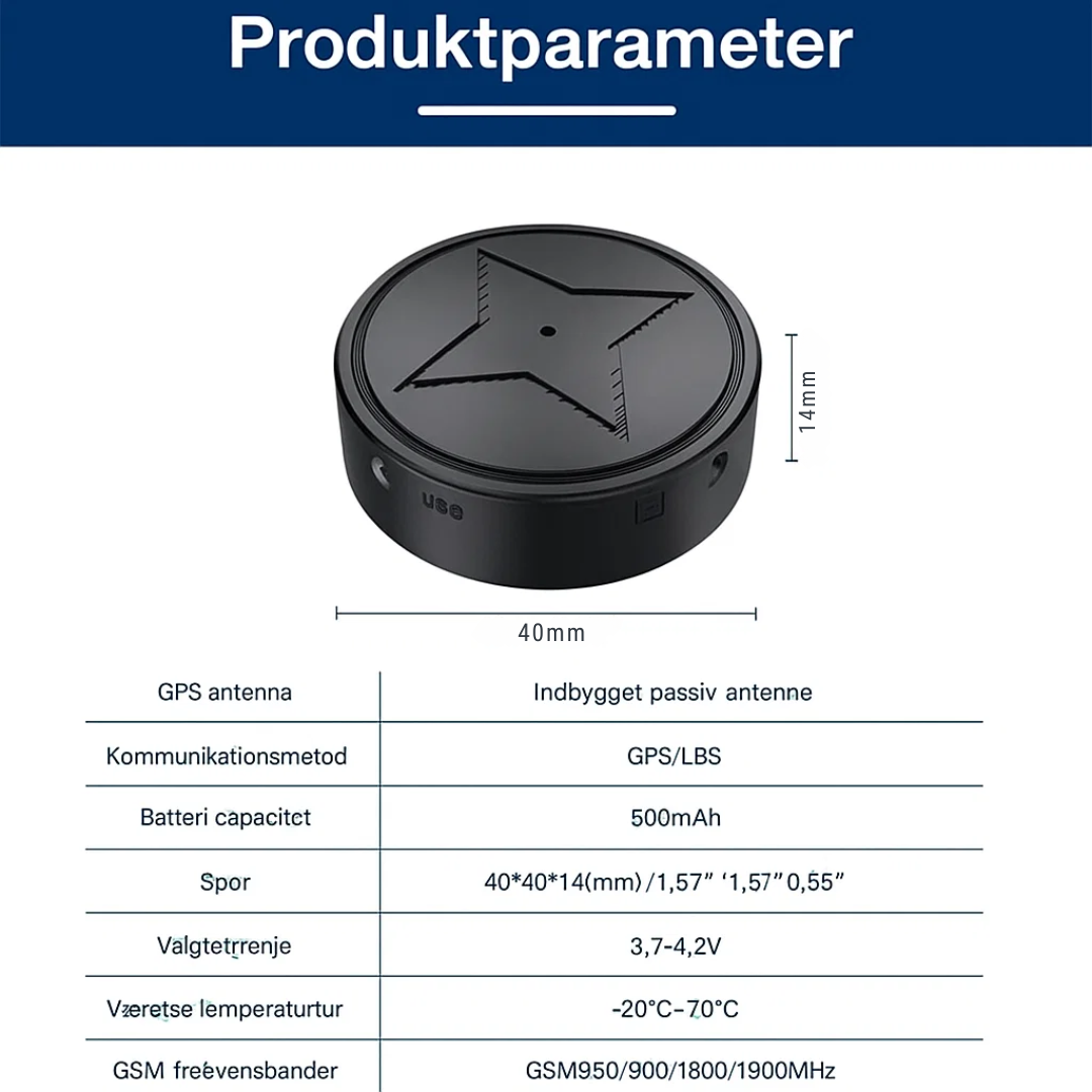 Geopod per auto | Mini Magnetische GPS Tracker voor Real-Time Monitoring