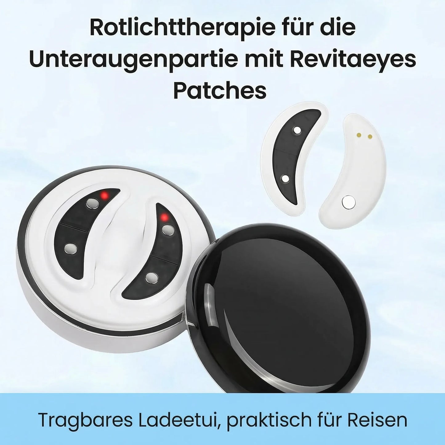 Apparaat tegen donkere kringen & wallen door roodlichttherapie | Augenia