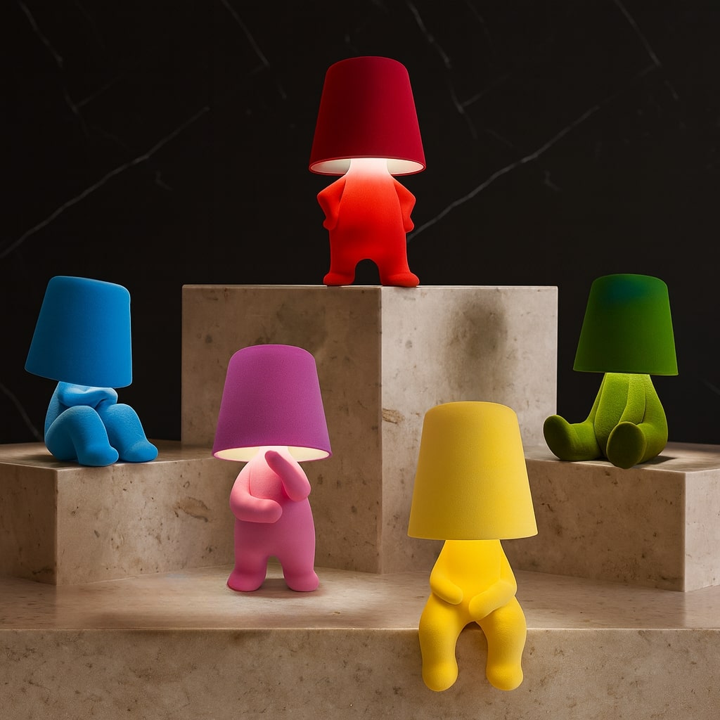 Tafellamp Kinderkamer | Moderne Tafellamp | Nachtlamp | GlowFigur