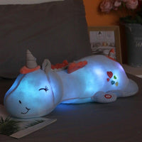 Lunacorn Lichtgevend Eenhoorn | Knuffelige Pluchevriend | Regenboog-LED's | Perfect Cadeau voor Kinderen