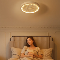 GlowMira | Moderne Hars Plafondlamp met Variabele Lichtkleur