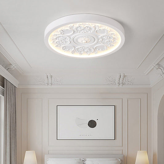 GlowMira | Moderne Hars Plafondlamp met Variabele Lichtkleur