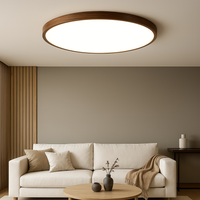 Donker Houten Plafondlamp