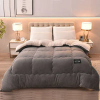 Winterdeken Dubbel Laags Warm & Ademend | Zacht & Gequilt