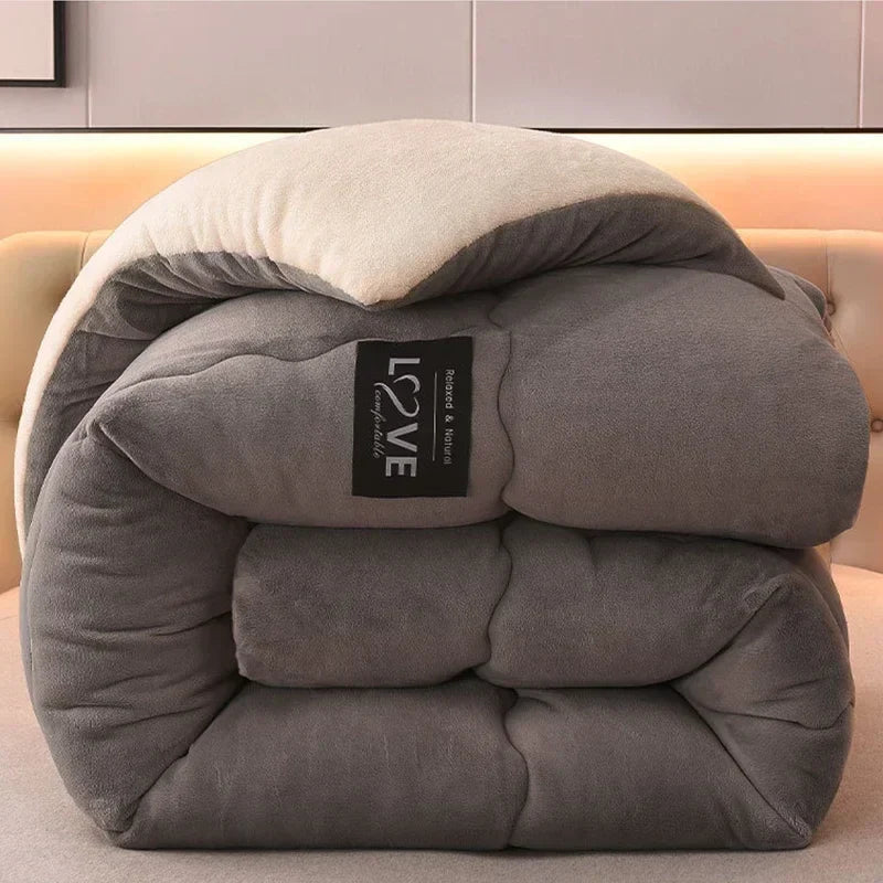 Winterdeken Dubbel Laags Warm & Ademend | Zacht & Gequilt