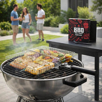 Grillmand voor vlees, vis & groenten | Grillaccessoires van roestvrij staal voor BBQ | FlammenWerk