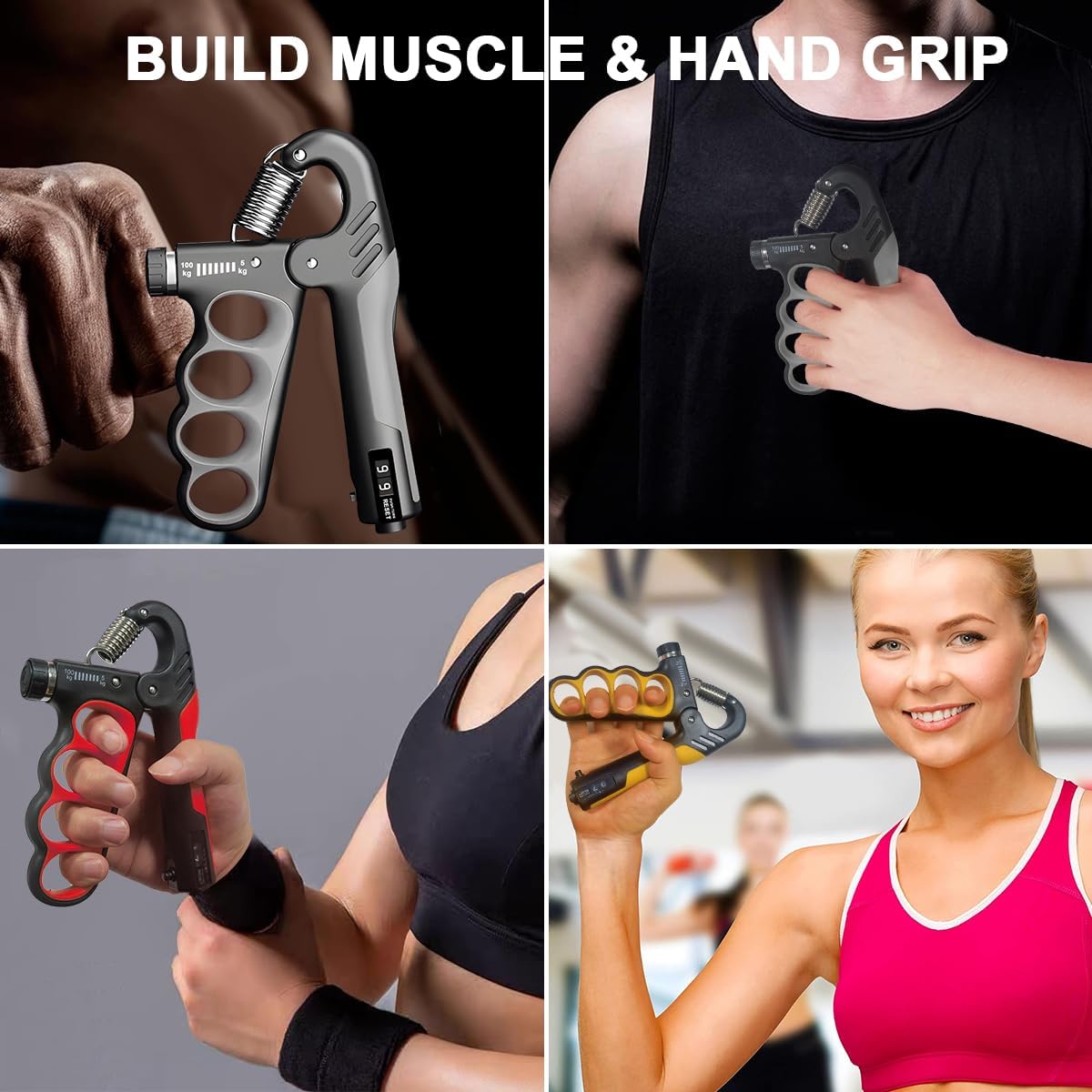 Onderarm Trainer | Handtrainer | Gripkracht Trainer tot 100 kg | StaalGrip
