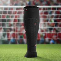 Skanto | EliteGuard Pro Honingraat Scheenbeschermers | Duurzame voetbalcompressiesleeves voor verbeterde veiligheid en mobiliteit