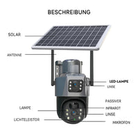 Buitenbewakingscamera | WLAN Camera met Zonnepaneel | GuardVision