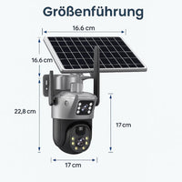 Buitenbewakingscamera | WLAN Camera met Zonnepaneel | GuardVision