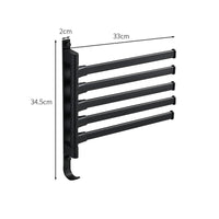 TIDYRACK – 5-Arms Handdoekhouder met Modern Design