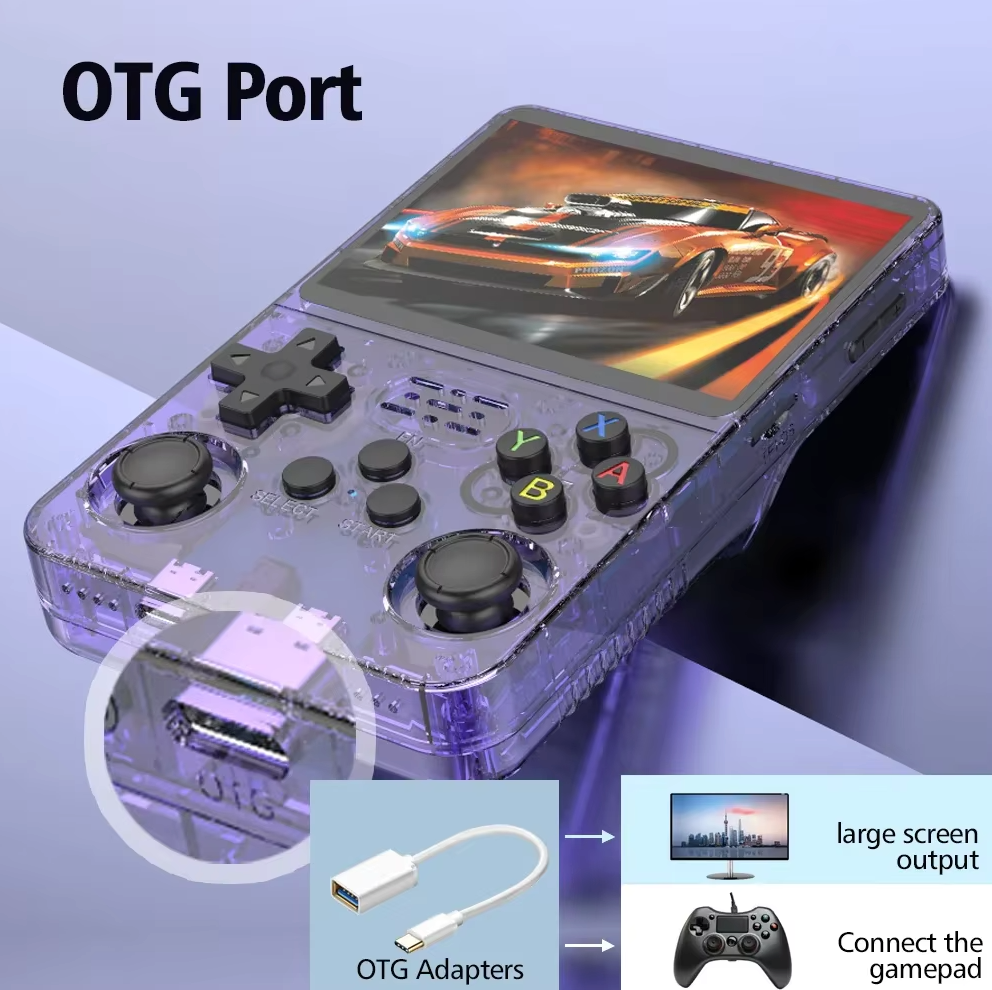 R36S Retro Spelconsole - 128GB - Meer dan 20 000 Spellen