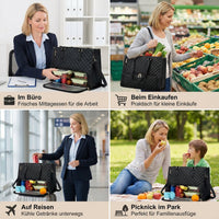 Dameshandtas met koelvak | Schoudertas met koelfunctie | FrischLuxe