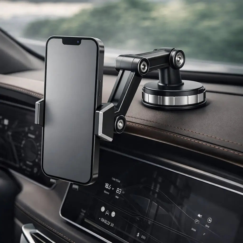 Telefoonhouder voor Auto | Telefoonhouder met Zuignap & 360° Draaibaar | LuxGrip