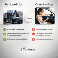 Telefoonhouder voor Auto | Telefoonhouder met Zuignap & 360° Draaibaar | LuxGrip
