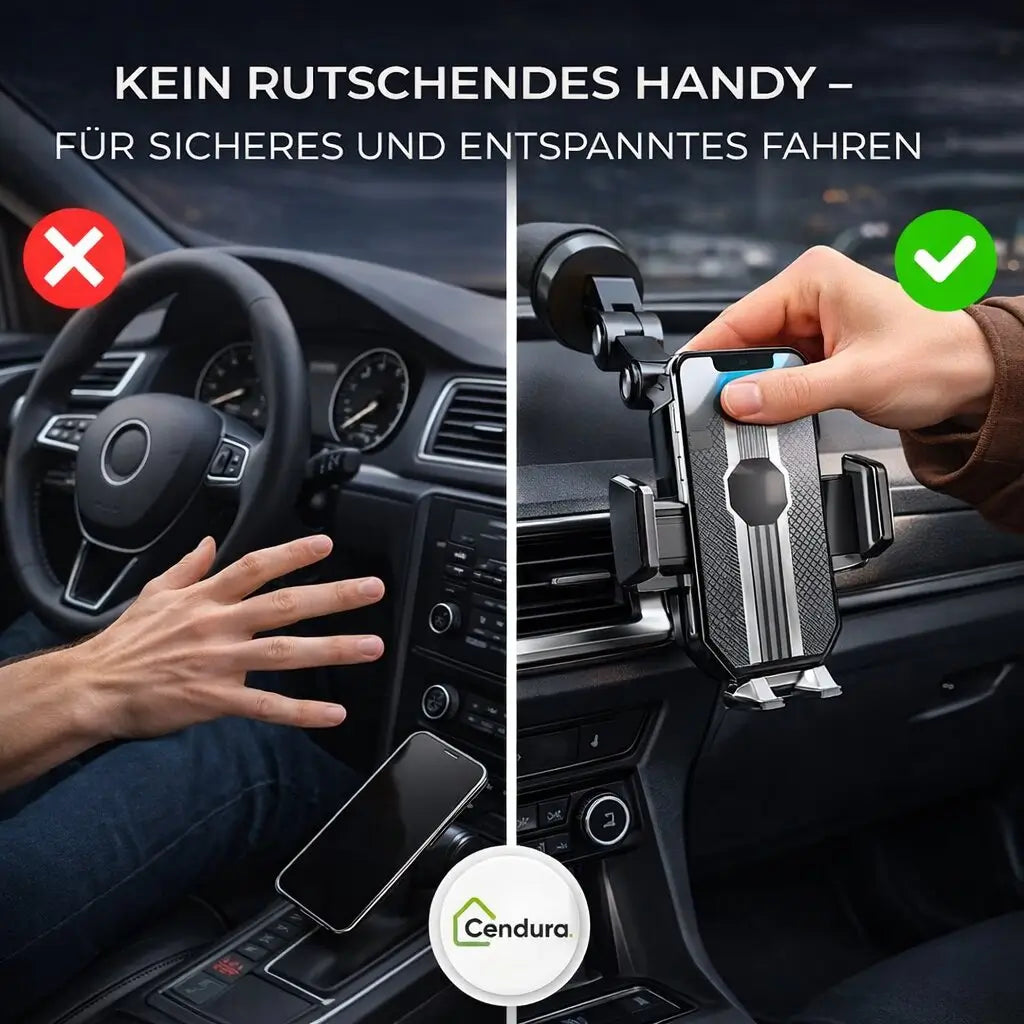 Telefoonhouder voor Auto | Telefoonhouder met Zuignap & 360° Draaibaar | LuxGrip