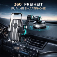 Telefoonhouder voor Auto | Telefoonhouder met Zuignap & 360° Draaibaar | LuxGrip