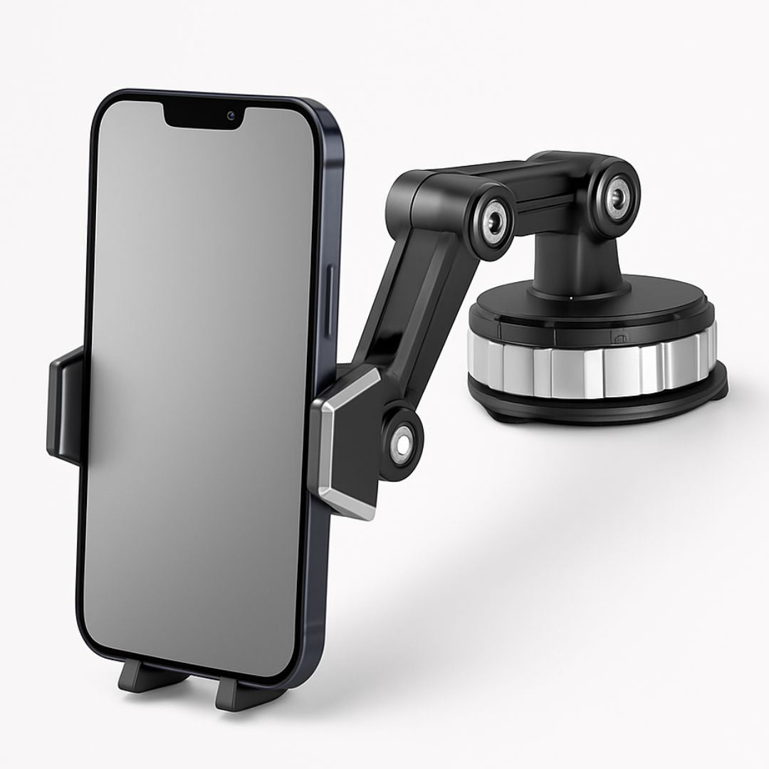 Telefoonhouder voor Auto | Telefoonhouder met Zuignap & 360° Draaibaar | LuxGrip