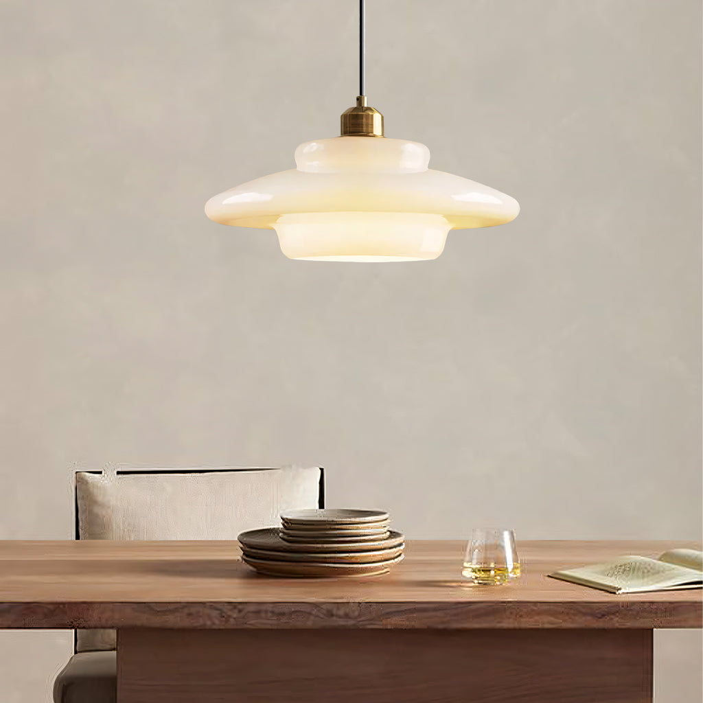 Hanna Art Deco Glas Hanglamp