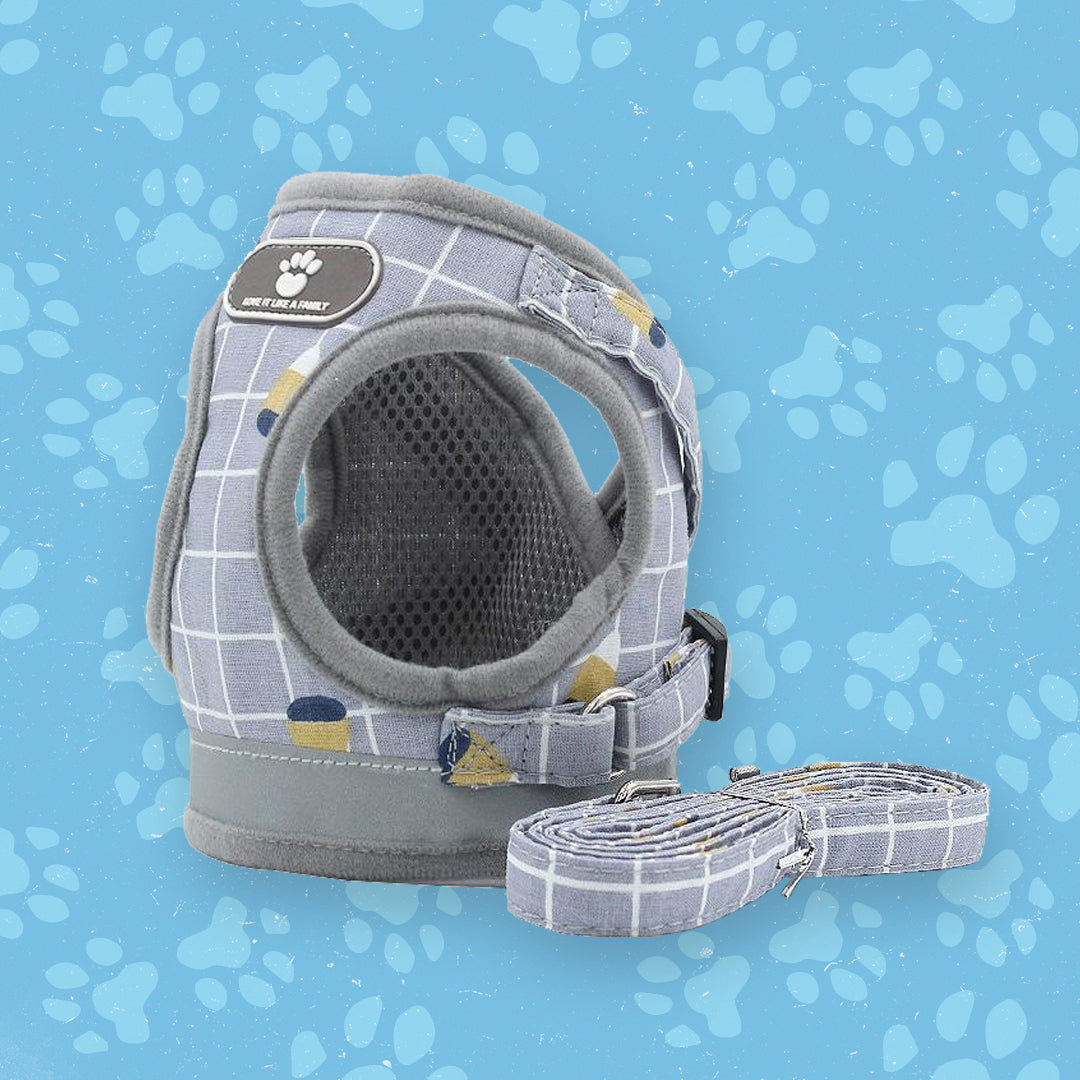 Comfort Flex Kattenharnas | Zorgt voor veilige, onbeperkte bewegingsvrijheid voor nieuwsgierige katten.