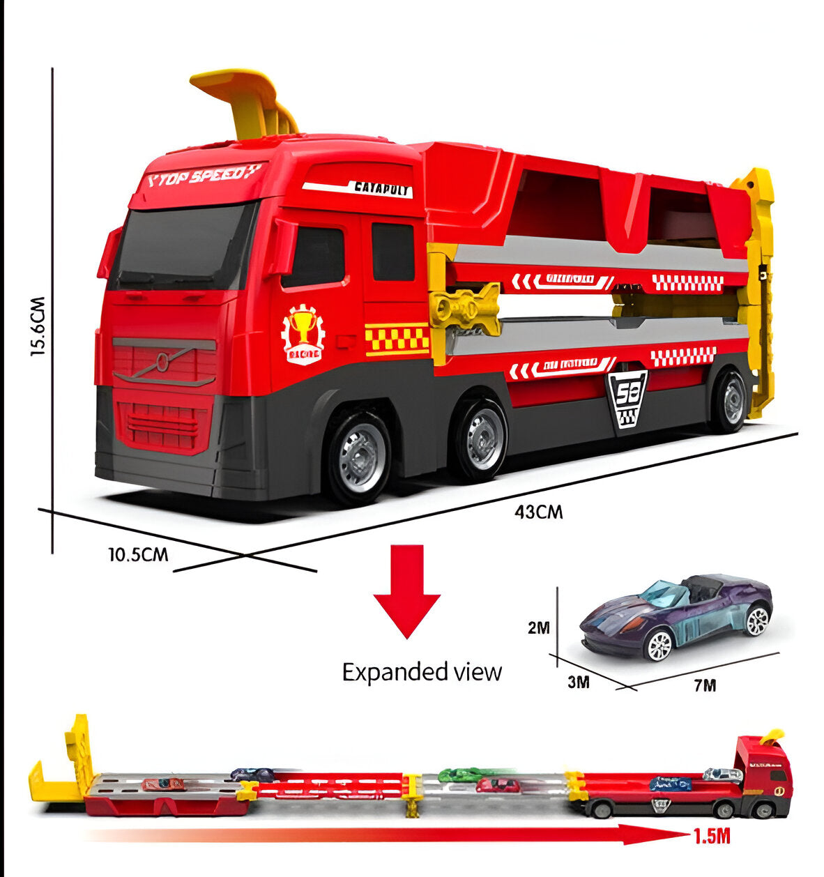 HaulerTruck - Uitlaat racebaan