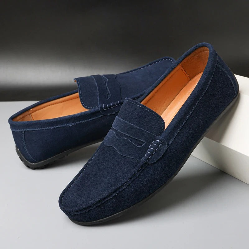 Stijlvolle Herenschoenen - Comfortabele Gevoerde Loafers