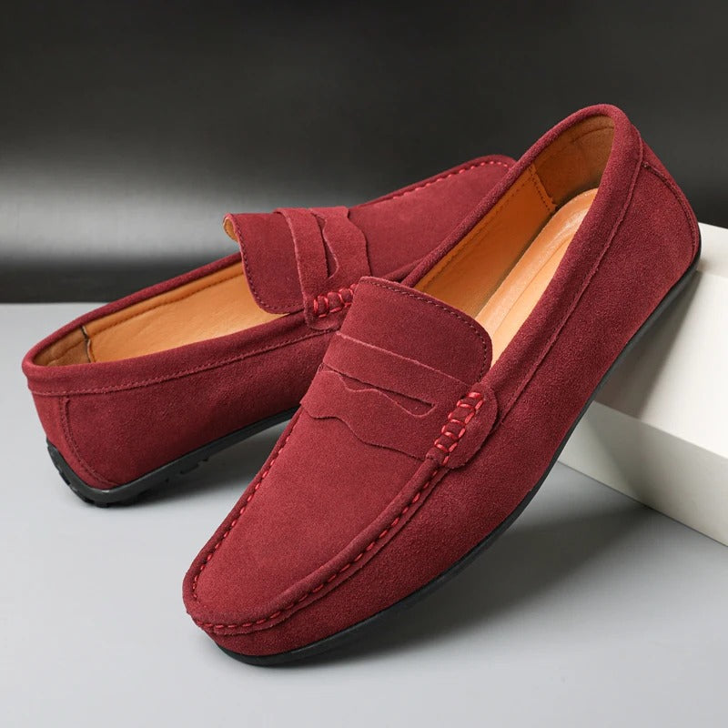 Stijlvolle Herenschoenen - Comfortabele Gevoerde Loafers