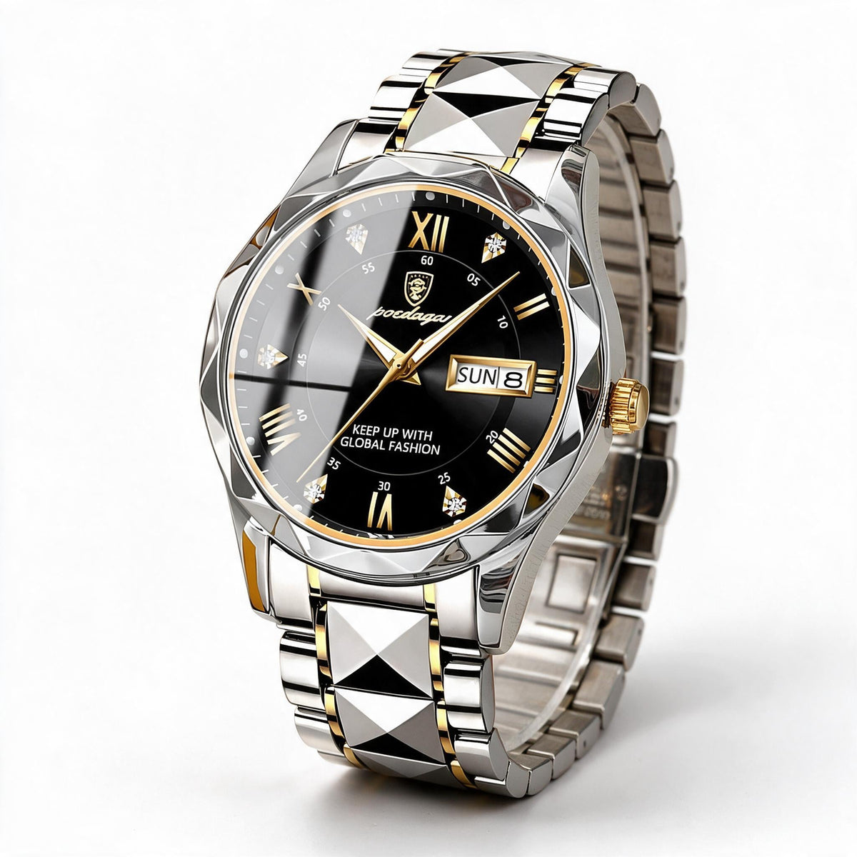 Heren Armbanduhr Klassiek RVS Band 40mm