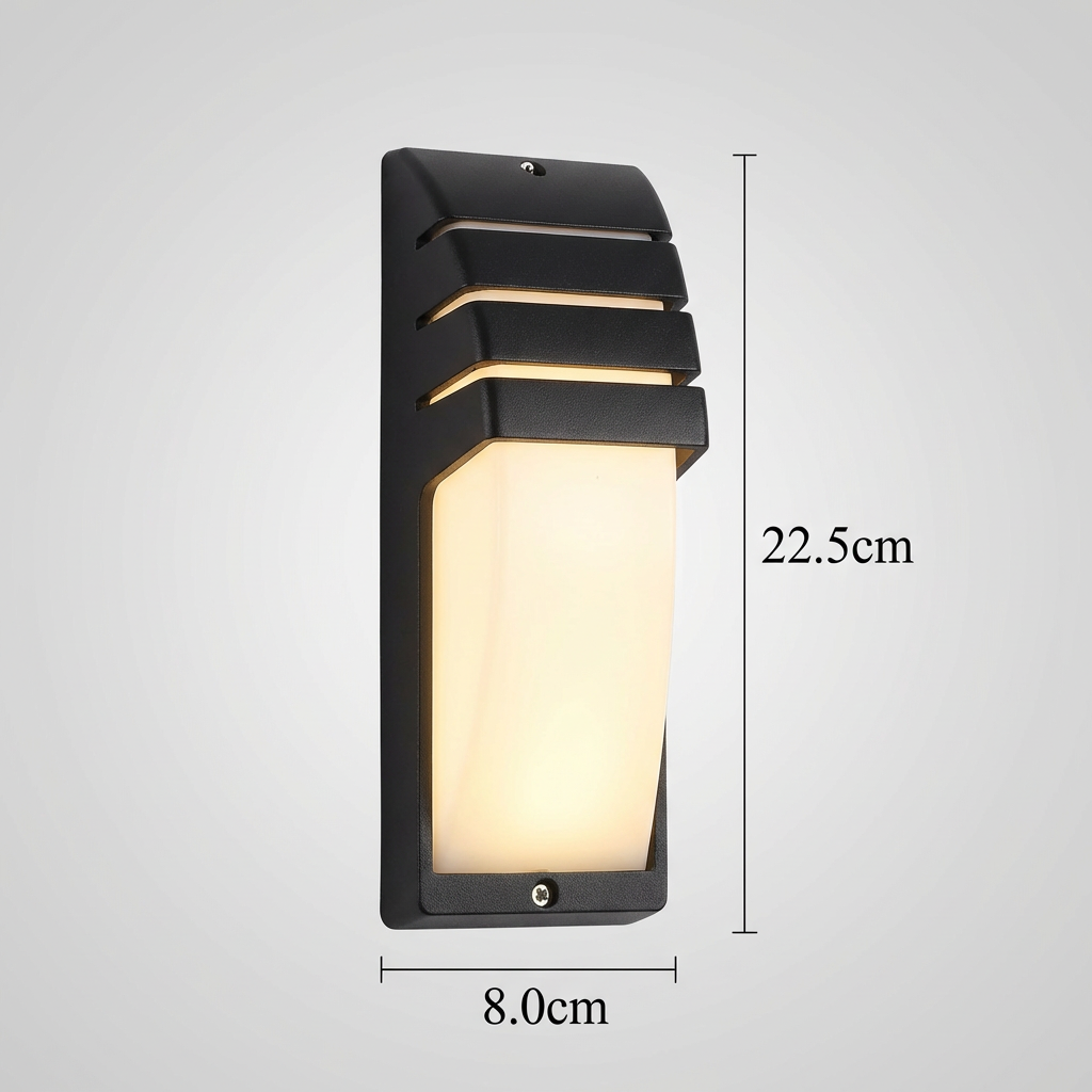 Buitenwandlamp met Bewegingssensor – Waterdichte LED Buitenwandlamp voor Tuin en Terras