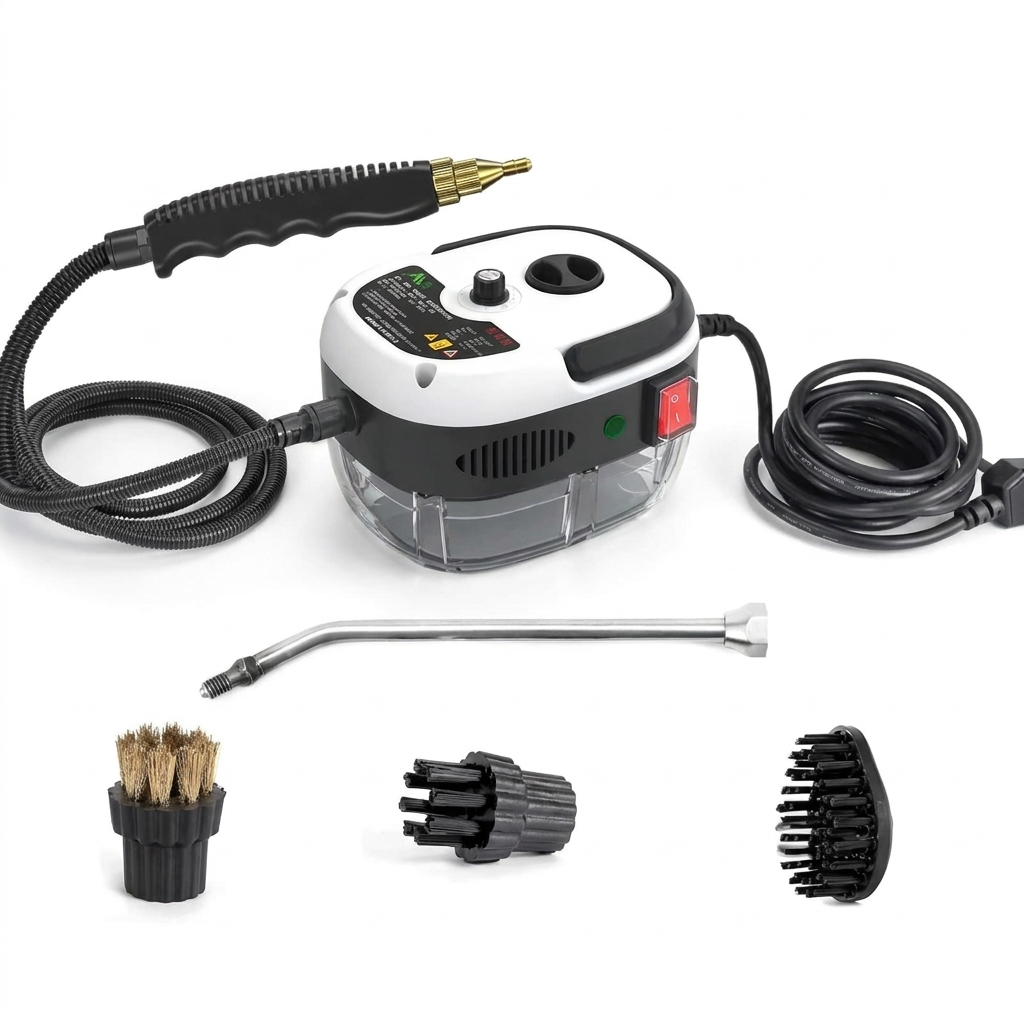 Hogedruk-stoomreiniger – 2500W vermogen & 6 stoomniveaus