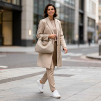 Gevlochten Leren Hobo Bag met Rits | Schoudertas voor Dames | Flechture