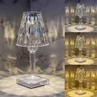 LED Kristall Tafel Lamp | Elegante Diamant Ontwerp