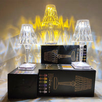 LED Kristall Tafel Lamp | Elegante Diamant Ontwerp