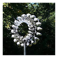 Unieke en magische windmolen van metaal | Magische kinetische metalen sculptuur