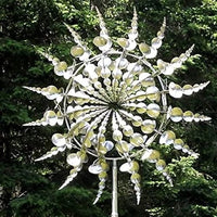 Unieke en magische windmolen van metaal | Magische kinetische metalen sculptuur
