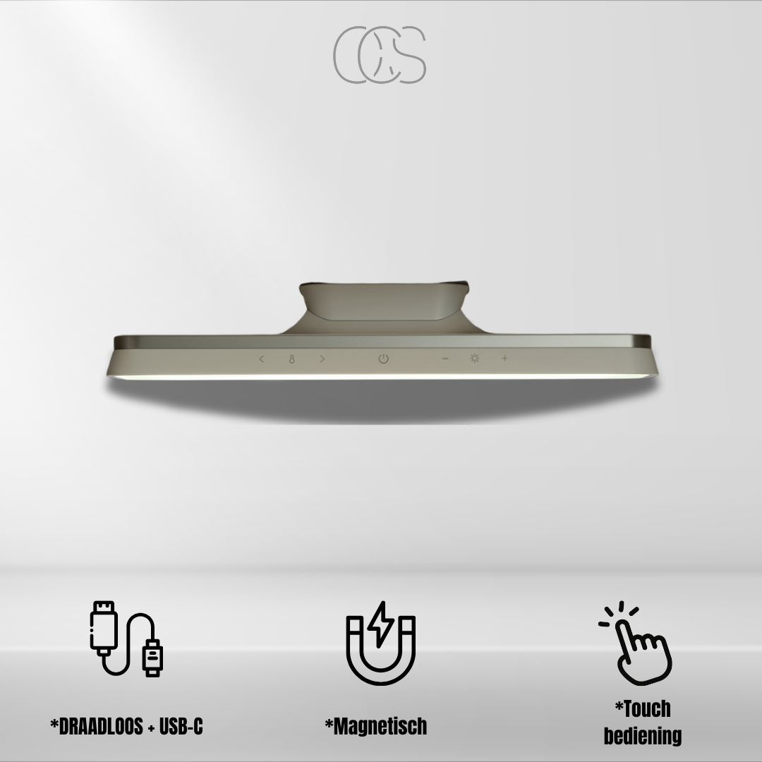 Draadloze magnetische LED-lamp - Aluminium & ABS