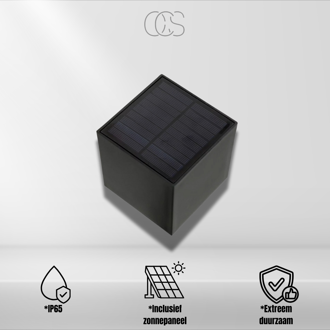 Luxe LED Solar Wandlamp