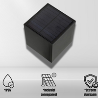 Zonne-energie LED Buitenwandlamp met Automatische Verlichting en Draadloos Ontwerp