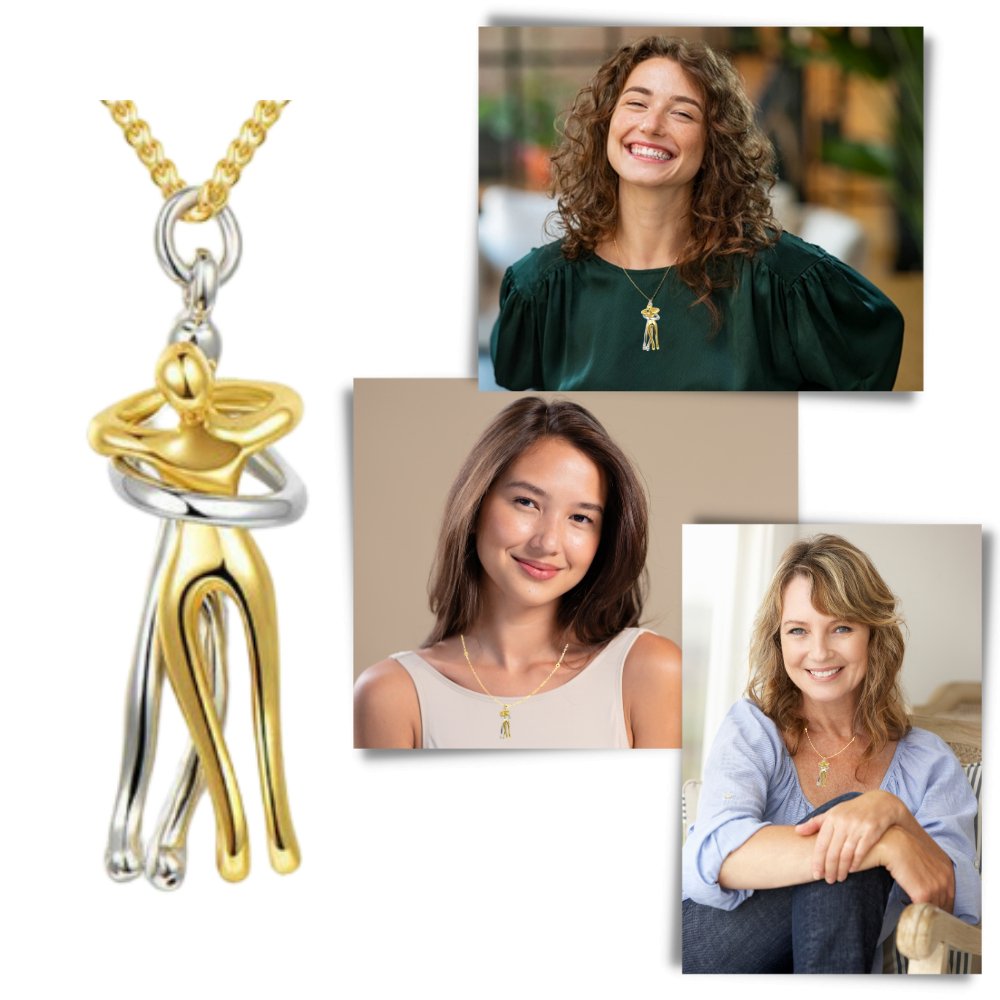 (1+1 Gratis) HugNecklace - bezegel je liefde