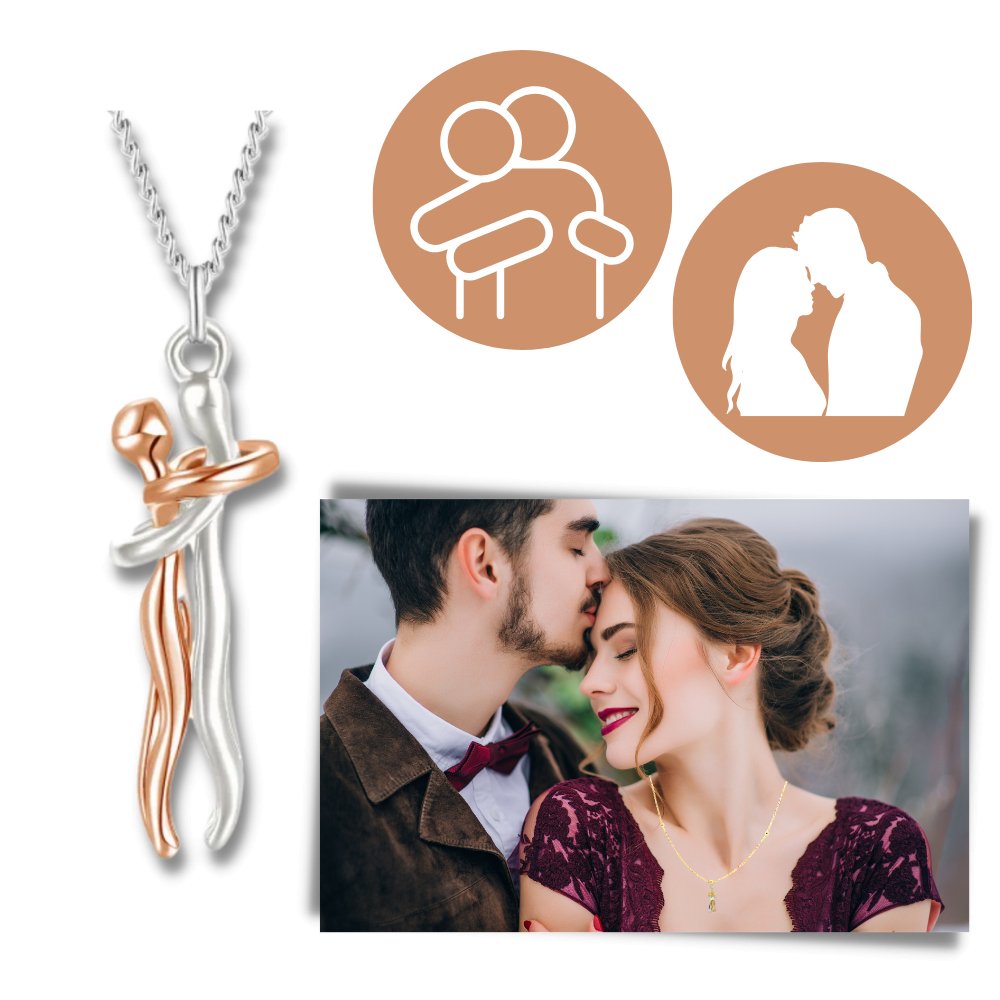 (1+1 Gratis) HugNecklace - bezegel je liefde
