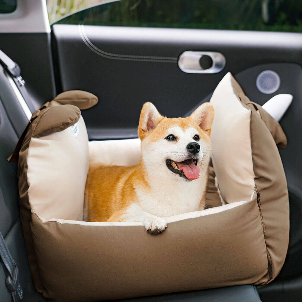 Honden Autosstoel | Hondenstoel voor de Achterbank | Honden Auto Transportbox | HondenBox
