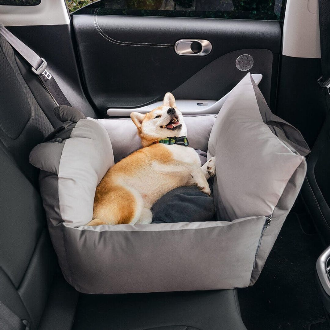 Honden Autosstoel | Hondenstoel voor de Achterbank | Honden Auto Transportbox | HondenBox