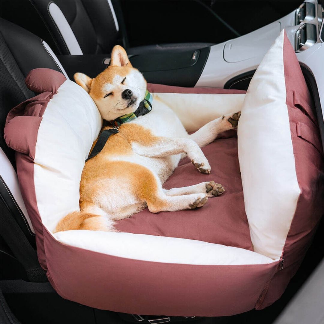 Honden Autosstoel | Hondenstoel voor de Achterbank | Honden Auto Transportbox | HondenBox