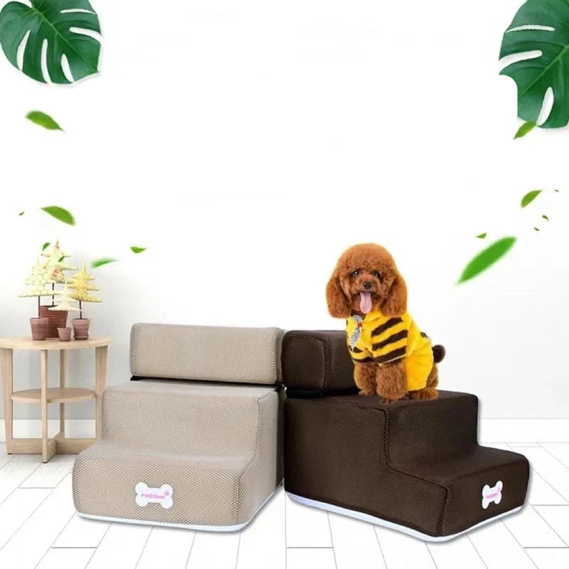 Wasbare trap voor huisdieren | Compact, machinewasbaar en ideaal voor kleine honden en katten