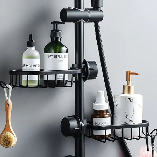 AquaGrip - Elegante douchecabine met veilige bevestiging en ruime opbergruimte