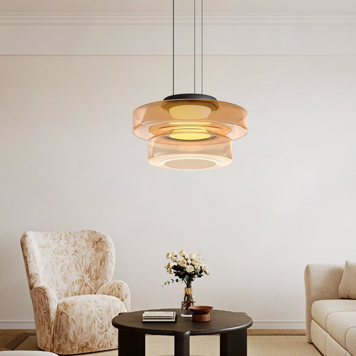 Jojo Glazen Hanglamp Multi-laags Structuur
