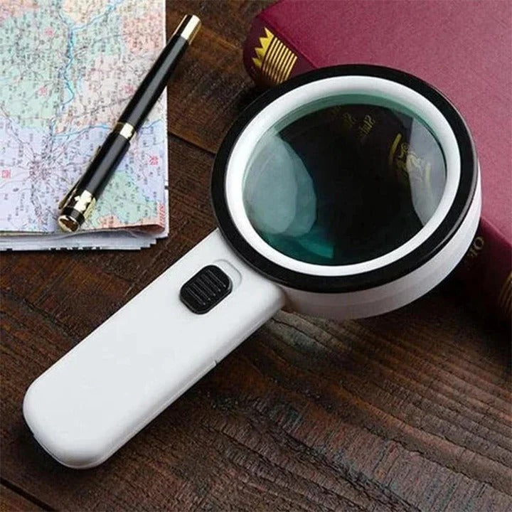 Optische Vergrootlens met 30x vergroting en LED-verlichting